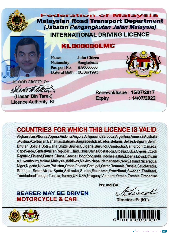 download Malaysia driving license version 2